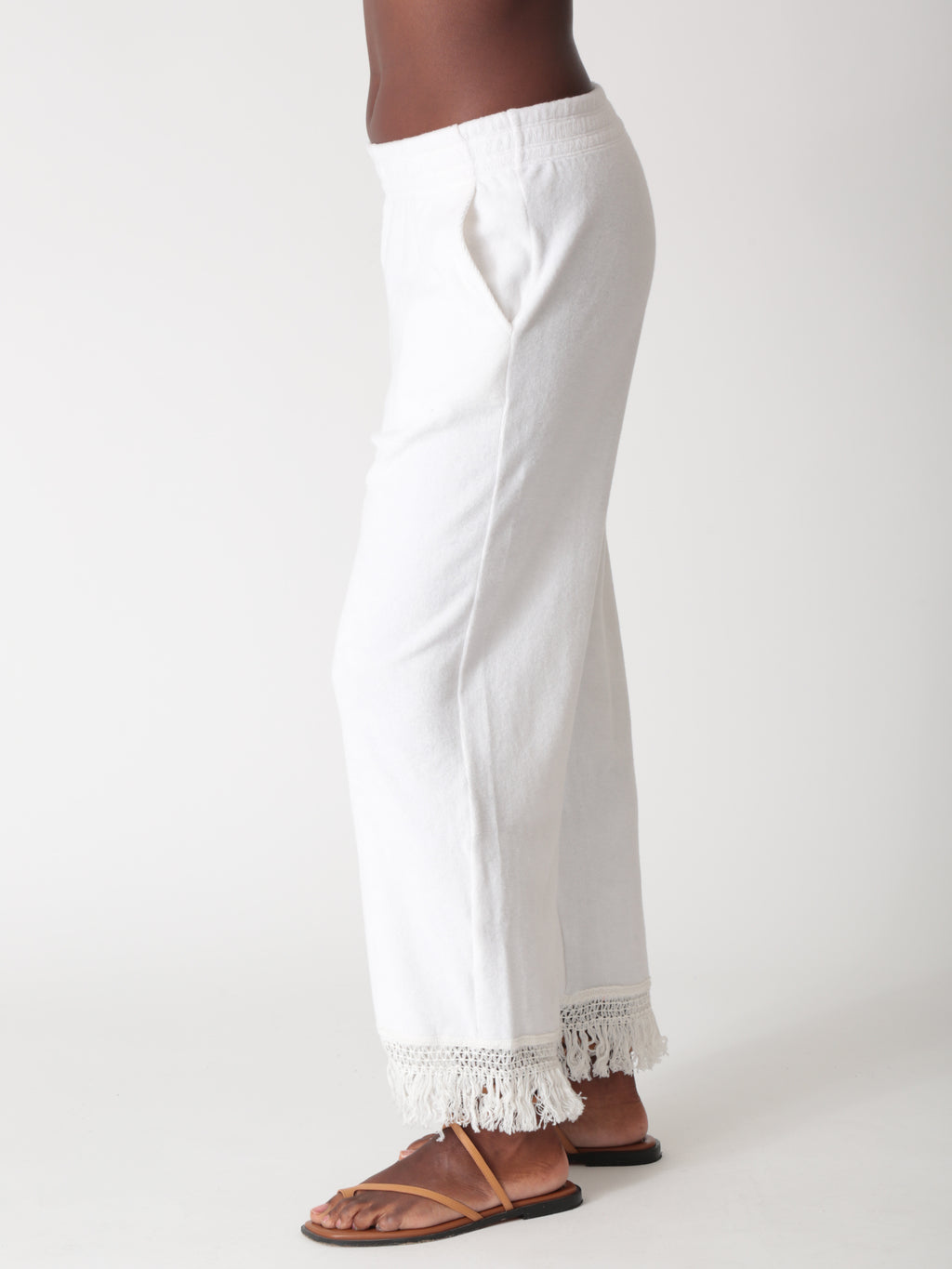 Ibiza Fringe Pant - Cloud